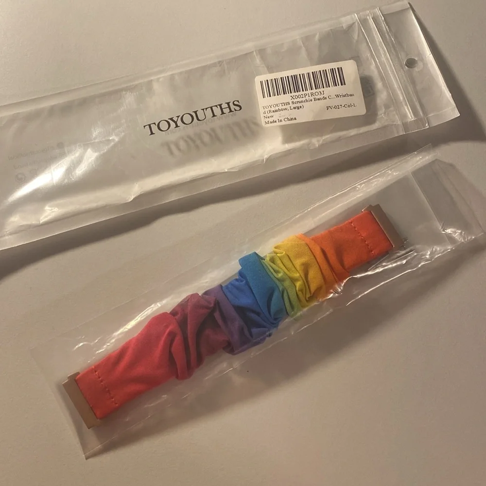 TOYOUTHS Scrunchie band for Fitbit Versa
